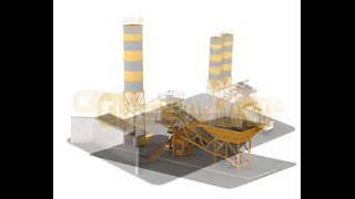 30 m3/saat mobil beton santrali