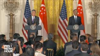 Watch full news conference with President Obama and Singapore PM Lee