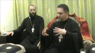 Домашняя церковь в Рустави, Грузия (2013.03.07) Архиепископ Сергей Журавлев и епископ З. Гозалишвили