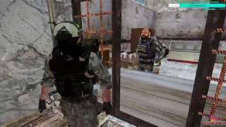 ARMSTALKER RP/ Беглец с братьями сталкерами бродят по зоне/Нападение контролера ночью