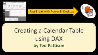 04 Creating a Calendar Table using DAX