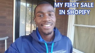 How I made my first sale in Shopify | Online T-shirt store