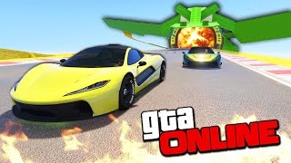 ЭКСТРЕМАЛЬНЫЕ ГОНКИ ВНУТРИ ОГРОМНОГО ОГНЕДЫШАЩЕГО ДРАКОНА В GTA 5 ONLINE