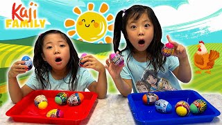 Slime Mystery Egg Science Experiments!