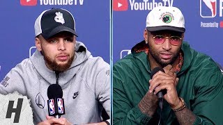 Steph Curry & DeMarcus Cousins Postgame Interview - Game 2 | Warriors vs Raptors | 2019 NBA Finals