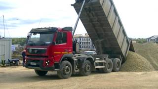 Самосвал VOLVO FMX 8x4 подъем кузова