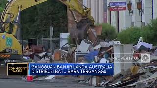 Banjir Landa Australia, Distribusi Batu Bara Terganggu