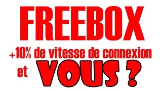 freebox améliorer son debit sa connexion test des modes