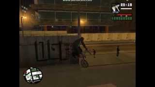 Как паркурить на бмх в GTA San Andreas