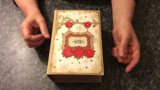 Christmas mini album inspired by Angela Venable Art