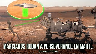 MARCIANOS ROBAN A PERSEVERANCE EN MARTE / animación