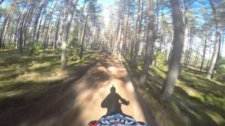 Ett varv på Laxå enduro bana med Linus Ericsson