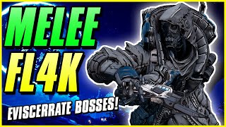 Cloak'n'Dagger FL4K | Destroy M4 Bosses! | Borderlands 3 Mayhem 4 Melee Build Save File
