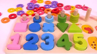 Apprendre les couleurs, les chiffres, les formes | Learn colors, numbers, shapes in French