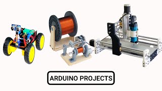 Making Best Arduino Project 2022 || Cnc Machine || Coil Winding Machine || Obstacle Robot