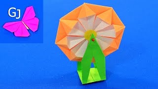 Оригами из бумаги Карусель