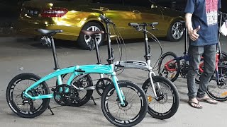 ❤ SEPEDA LIPAT NORIS 2.0 8 SPEED DISK BRAKE 20 inch Mirip Tern yah...