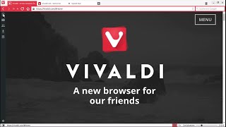 Vivaldi Browser - Demo