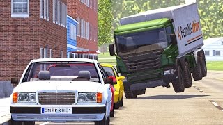 BeamNG Drive Realistic High Speed Crashes #4