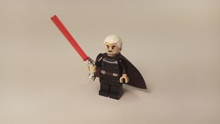 "Count Dooku" Unboxing LEGO Star Wars minifigure from Aliexpress