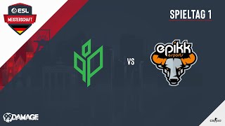 CS:GO - Sprout vs epikk esports - ESL Sommermeisterschaft 2019 - Tag 1