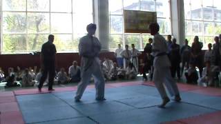 Чемпионат области WKO Рябенко Александр (Кривой Рог, ака, WKB)-Кривой Кирил (Ингулец WKO)