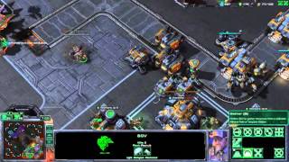 Starcraft 2 - (RANKED) 01 - 4v4 Scoria Reactor - Terrani a McSatanik