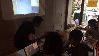 小学生の英語プログラミング教室 at オギクボカフェ