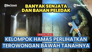 Penampakan Terowongan Luas di Bawah Tanah Gaza yang Jadi Mimpi Buruk Israel