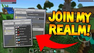JOIN MY MCPE REALM!! - Minecraft Pocket Edition 0.15.0 Realms JOIN MY REALM TODAY!! (MCPE)