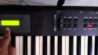 Korg X5D memory protected