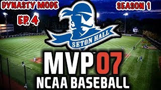 LETS GET THE STICKS GOIN' | ROAD TO THE COLLEGE WORLD SERIES | MVP NCAA 07 REBUILD EP4