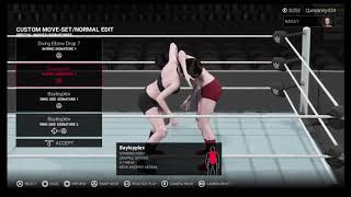 Bayley Updated Move Set - WWE 2K19