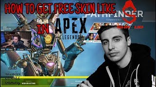 HOW TO GET FREE SKIN LIKE SHROUD IN APEX LEGENDS || LEGIT !