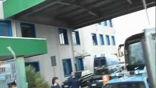 Arrivo giocatori Juventus aereoporto ronchi di trieste