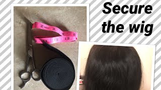 How To Measure Head for Elastic Band For A Wig/Lay Your Wig Flat /Beginner Friendly