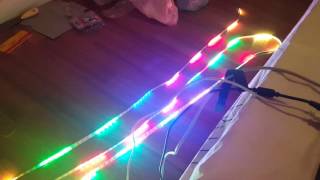 FastLED + adafruit neopixel library