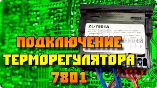 Подключение терморегулятора LilyTech 7801 (для инкубатора)