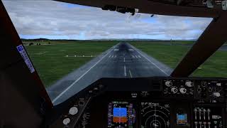 NEW PMDG 747-8 inaugural landing in [LOWW]  [P3D V4.3]