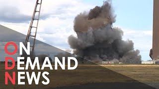 Huge EXPLOSIVE Final Demolition of Redcar Steelworks
