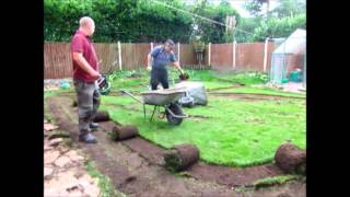 How to remove a lawn.
