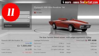 Gran Turismo 6 Best Cars "Top 20"