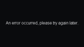 An error occurred, please try again later