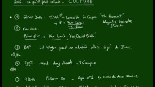 Score IAE Message - Culture 2016 en France - Ce qu'il faut retenir