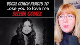 Vocal Coach Reacts to Selena Gomez 'Lose you to love me' #shotoniphone