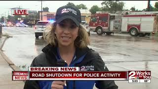 Road shut down for police activity