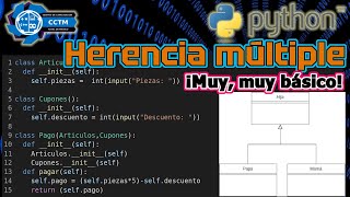 ‍ ‍ Herencia múltiple en clases | Python desde cero | ¡Muy, muy Básico!