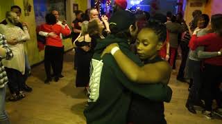 Kizomba Leeds Lesson in progress 14Feb,2020  Tony & Abigail Wylie @ Casa Colombiana Leeds UK