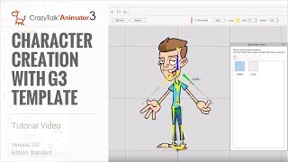 CrazyTalk Animator 3 - Character Creation with G3 Template