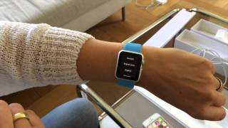 Unboxing the new Apple Watch Sport, 38mm